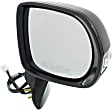 2013 Lexus RX350 - Passenger Side Mirror, Japan Built Vehicle, Power Adjust, Heated, Paintable, Manual Folding, In-housing Signal Light, No Blind Spot Feature, With Memory, With Puddle Light, No Auto-Dim