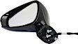 Driver Side Mirror, Power, Manual Folding, Heated, Paintable, In-housing Signal Light, With memory, With Puddle Light, No Auto-Dimming, No Blind Spot Feature