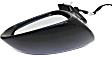 Passenger Side Mirror, Power Adjust, Manual Folding, Heated, Paintable, In-housing Signal Light, No Memory, With Puddle Light, No Auto-Dimming, No Blind Spot Feature, Base Model