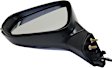 2017 Lexus NX300h - Driver Side Mirror, Power Adjust, Heated, Paintable, Manual Folding, In-housing Signal Light, No Blind Spot Feature, With Memory, No Puddle Light, No Auto-Dimming