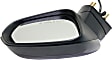 Passenger Side Mirror, Power, Manual Folding, Heated, Paintable, In-housing Signal Light, With memory, No Puddle Light, No Auto-Dimming, No Blind Spot Feature