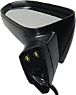 Driver Side Mirror, Power, Manual Folding, Heated, Paintable, In-housing Signal Light, With memory, No Puddle Light, No Auto-Dimming, No Blind Spot Feature