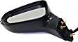 Driver Side Mirror, Power, Manual Folding, Heated, Paintable, In-housing Signal Light, With memory, No Puddle Light, No Auto-Dimming, No Blind Spot Feature