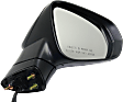 2017 Lexus NX200t - Passenger Side Mirror, Power Adjust, Heated, Paintable, Manual Folding, In-housing Signal Light, No Blind Spot Feature, With Memory, No Puddle Light, No Auto-Dimming