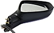 2017 Lexus NX200t - Passenger Side Mirror, Power Adjust, Heated, Paintable, Manual Folding, In-housing Signal Light, No Blind Spot Feature, With Memory, No Puddle Light, No Auto-Dimming