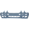 Front Primed Bumper Cover, For Models Without Headlight Washer Holes and AMG Styling Package, (Sedan 00-02)/Wagon