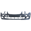 Front Primed Bumper Cover, 211 Chassis, For Models With Avantgarde Package, Without AMG Styling Package, With Headlight Washer Holes