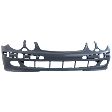 Front Primed Bumper Cover, 211 Chassis, For Models With Avantgarde Package, Without AMG Styling Package, With Headlight Washer Holes