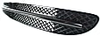 Front, Center Bumper Grille, Black