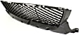 Front, Center Bumper Grille, Textured Black