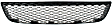 Sedan Front Bumper Grille, Black