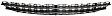 Front, Center Bumper Grille, Black