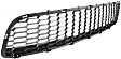 Front, Center Bumper Grille, Textured Black