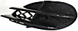 Front, Driver Side, Outer Bumper Grille, Black