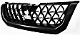 2000-2001 Mitsubishi Montero Sport - Grille Assembly, Painted Black Shell and Insert