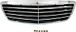 Grille Assembly, Chrome Shell with Painted Black Insert
