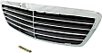Grille Assembly, Chrome Shell with Painted Black Insert
