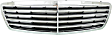 Grille Assembly, Chrome Shell with Painted Gray Insert