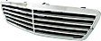 Grille Assembly, Chrome Shell with Painted Gray Insert