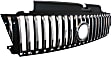 Grille Assembly, Painted Black Shell with Chrome Insert