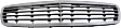 Grille Chrome Shell with Silver Insert
