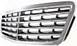 2006 Mercedes Benz C230 Sport - Grille, Chrome Shell with Painted Gray Insert, Sedan, For Models With Avant Garde Package or Elegance Package