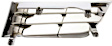 Driver Side Grille Assembly, Chrome Shell with Painted Black Insert, Grille
