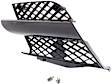 Passenger Side Grille, Black, 4 Cyl., 2.4L Engine