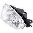 Passenger Side Headlight, with Bulb, Halogen, Coupe