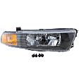 Passenger Side Headlight, with Bulb, Halogen, Clear Lens