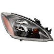 Passenger Side Headlight, with Bulb, Halogen, Except Evolution Model, Clear Lens, Black Interior