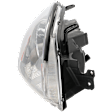 Passenger Side Headlight, with Bulb, Halogen, Except Evolution Model, Clear Lens, Black Interior