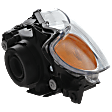 2001-2003 Mazda Protege - Passenger Side Headlight, with Bulb, Halogen, Sedan