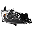 Passenger Side Headlight, without Bulb, Halogen, Clear Lens, CAPA Certified