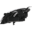 Passenger Side Headlight, without Bulb, Halogen, Clear Lens, CAPA Certified