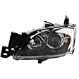 Driver Side Headlight, without Bulb, Halogen, Clear Lens, CAPA Certified