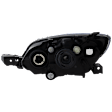 Passenger Side Halogen Headlight, Without bulb(s), OE Replacement, Hatchback, CAPA Certified