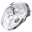 Driver Side Headlight, with Bulb, Halogen, Clear Lens, 4 Cyl., 1.6L Engine