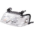 Driver Side Headlight, with Bulb, Halogen, Clear Lens