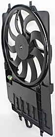 Radiator Fan - Fan Blade, Motor and Shroud, 4 Cyl., 1.6L Engine