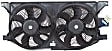 2003-2005 Mercedes Benz ML350 - Radiator Fan - Outer Fan Blade, Motor and Shroud, Base Model