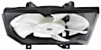 A/C Condenser Fan - Passenger Side Fan Blade, Motor and Shroud