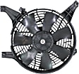 A/C Condenser Fan -  Fan Blade, Motor and Shroud