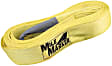 19330 Tow Strap - Yellow, Nylon, Universal, Sold Individually