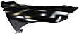 Front, Passenger Side Fender, With Molding Holes