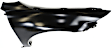 Front, Passenger Side Fender, With Molding Holes