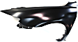 Front, Driver Side Fender, With Molding Holes