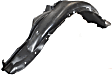  Front, Passenger Side Fender Liner, Without Spoiler Hole