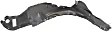  Front, Passenger Side Fender Liner, Without Spoiler Hole