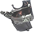  Front, Driver Side, Rear Section Fender Liner, Sedan/Wagon